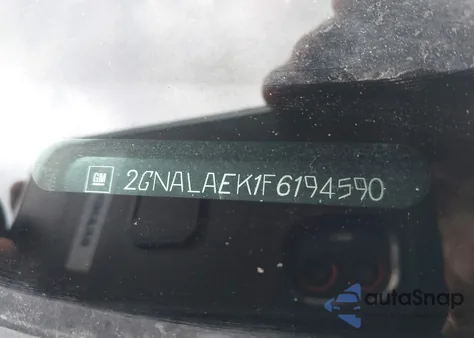 2015 Chevrolet Equinox Ls из США, поврежденный, VIN 2GNALAEK1F6194590